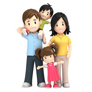 I family 3 d. Мультипликационная семья. Семья картинки. Семья человечки. Семья анимация.